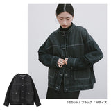 秋季日本連線_斜紋無領單寧夾克 (限時預購至9/21)