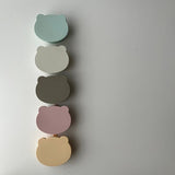 日本 kawaii&born 兒童熊熊帶蓋吸盤碗 共五色