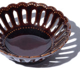 日本美濃燒蕾絲碗 共四款 共二色