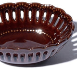 日本美濃燒蕾絲碗 共四款 共二色