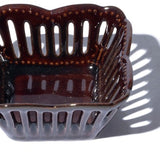 日本美濃燒蕾絲碗 共四款 共二色