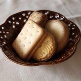 日本美濃燒蕾絲碗 共四款 共二色