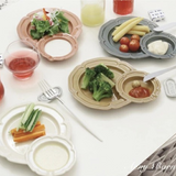 日本花型筷架雙盤 共二款 共四色