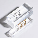 針式耳環改夾用 兩色 Clip-On Pin Earrings - Two Colors