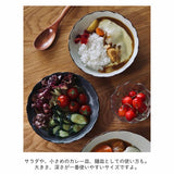 日本透明十草中碗 共三色