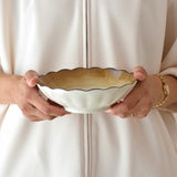 日本透明十草中碗 共三色