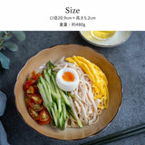 日本透明十草深盤 共三色