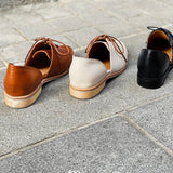 雙城故事 兩截式尖頭低跟牛津鞋