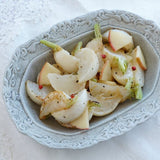 日本益子燒吉澤窯霜灰色銀器紋橢圓碗