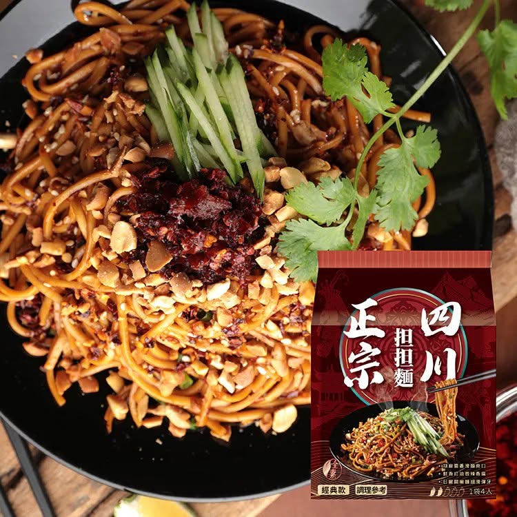 【金博家】正宗四川担担麵 4入 580g / 袋