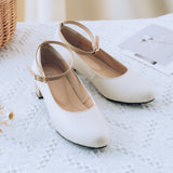 【艾菲爾】 兩穿撞色繫帶瑪莉（2色）