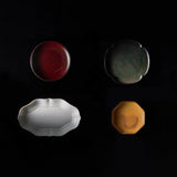 日本小野里奈x深山x小田陶器 釉光深紅圓碗