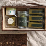 【椿山菓子屋】100%小山園抹茶木盒 （附不織布提袋）
