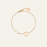 Timeless - Amor Big Heart 珍珠手鍊 6mm