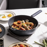 恰恰鍋 26cm深煎鍋組(鍋蓋+集水器+鍋刷)