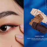 珍藏故宮｜紫地繁花鳥語9色眼影盤