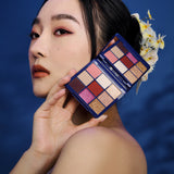 珍藏故宮｜紫地繁花鳥語9色眼影盤