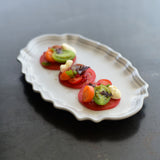 sobokai Foschia 9.5" 花邊橢圓盤