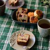 studio m' Mint 薄荷葉雕飾圓平盤 (M/L) 共三色