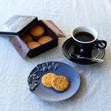 studio m' Mint 薄荷葉雕飾圓平盤 (M/L) 共三色