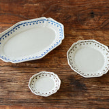 studio m' Vignette 繪付花邊圓盤 (10cm/15cm) 共二色