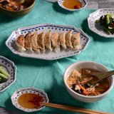 studio m' Vignette 繪付花邊橢圓盤 26cm 共二色