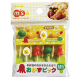 日式便當造型小叉子八件組共四款