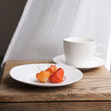 安藤雅信 咖啡歐蕾杯碟組 白色