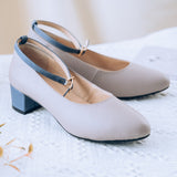 【艾菲爾】 兩穿撞色繫帶瑪莉（2色）