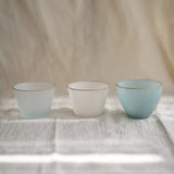 藤本咲 圓弧面茶杯 綠