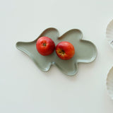 柔彩葉型盤 共三色