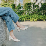 小香瑪莉 2way尖頭瑪莉珍中跟鞋