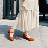 小香瑪莉 2way尖頭瑪莉珍中跟鞋