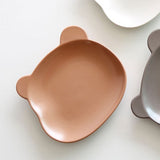 素色小熊甜點盤 共三色