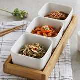 方碗木托盤套組 共五款