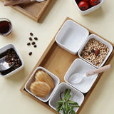 方碗木托盤套組 共五款