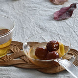 このひ 藤編茶壺墊