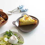 素色小熊甜點盤 共三色