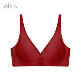 肌乎無敵24HRS無感深V內衣(冠軍款)-發財紅