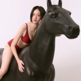 肌乎無敵24HRS無感深V內衣(冠軍款)-發財紅