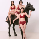 肌乎無敵24HRS無感深V內衣(冠軍款)-發財紅