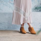 【維多利亞】3M防潑水皮革高跟踝靴（2色）