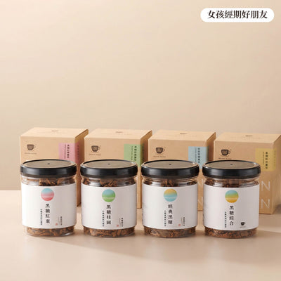 【暖暖手作】黑糖原片薑茶系列 180g/罐
