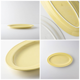 日本美濃燒Racca橢圓淺盤 (M-L) 共二色