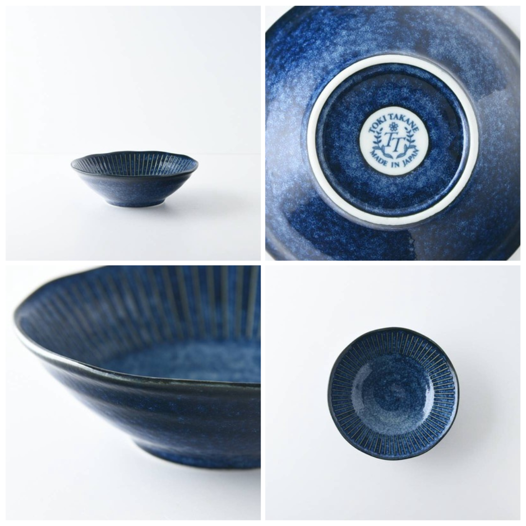 日本靛藍十草系列美濃燒碗 (小碗/沙拉碗/大碗)