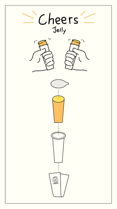 【Cheersjelly】 舉杯低卡蒟蒻凍(6入/盒)-台美直郵預購