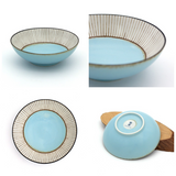 日本美濃燒柔彩十草紋碗 共五色