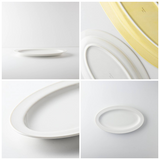 日本美濃燒Racca橢圓淺盤 (M-L) 共二色