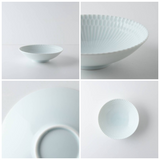 日本美濃燒小田陶器波紋碗 共三色