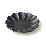 日本小兵美濃燒黑花盤 (SS-XL)